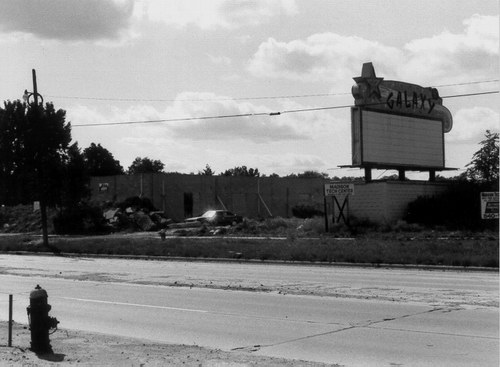 Galaxy Drive-In Theatre - Building Going Up - Photo From Scott Biggs